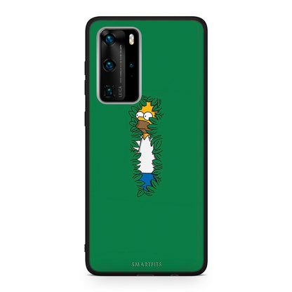 Huawei P40 Pro Bush Man Θήκη Αγίου Βαλεντίνου από τη Smartfits με σχέδιο στο πίσω μέρος και μαύρο περίβλημα | Smartphone case with colorful back and black bezels by Smartfits
