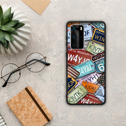 Car Plates - Huawei P40 Pro θήκη