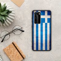 Thumbnail for Flag Greek - Huawei P40 Pro θήκη