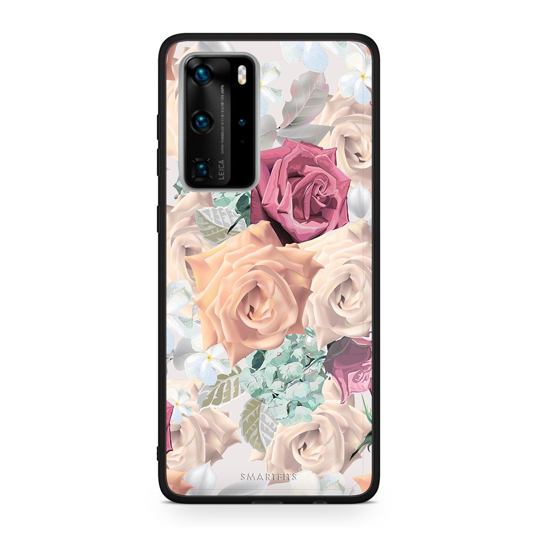 99 - Huawei P40 Pro  Bouquet Floral case, cover, bumper