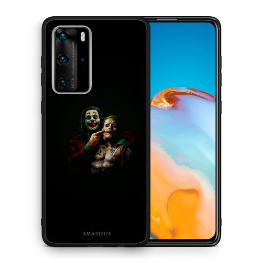 Θήκη Huawei P40 Pro Clown Hero από τη Smartfits με σχέδιο στο πίσω μέρος και μαύρο περίβλημα | Huawei P40 Pro Clown Hero case with colorful back and black bezels