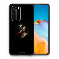 Thumbnail for Θήκη Huawei P40 Pro Clown Hero από τη Smartfits με σχέδιο στο πίσω μέρος και μαύρο περίβλημα | Huawei P40 Pro Clown Hero case with colorful back and black bezels