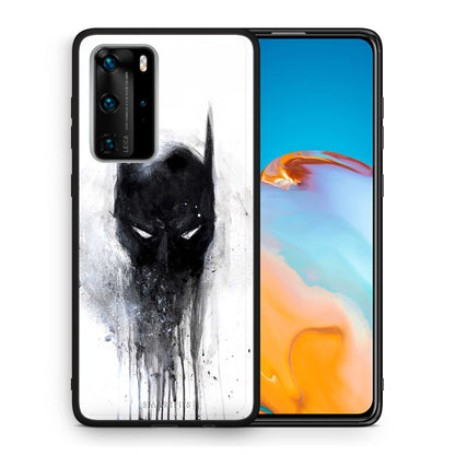 Θήκη Huawei P40 Pro Paint Bat Hero από τη Smartfits με σχέδιο στο πίσω μέρος και μαύρο περίβλημα | Huawei P40 Pro Paint Bat Hero case with colorful back and black bezels