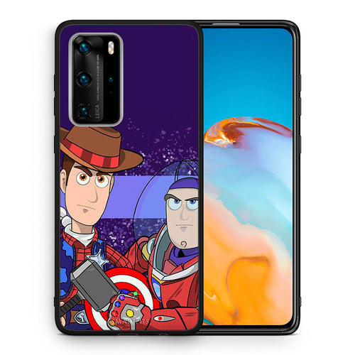 Θήκη Huawei P40 Pro Infinity Story από τη Smartfits με σχέδιο στο πίσω μέρος και μαύρο περίβλημα | Huawei P40 Pro Infinity Story case with colorful back and black bezels