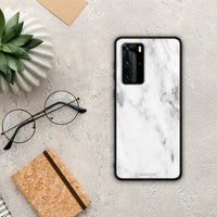 Thumbnail for Marble White - Huawei P40 Pro θήκη