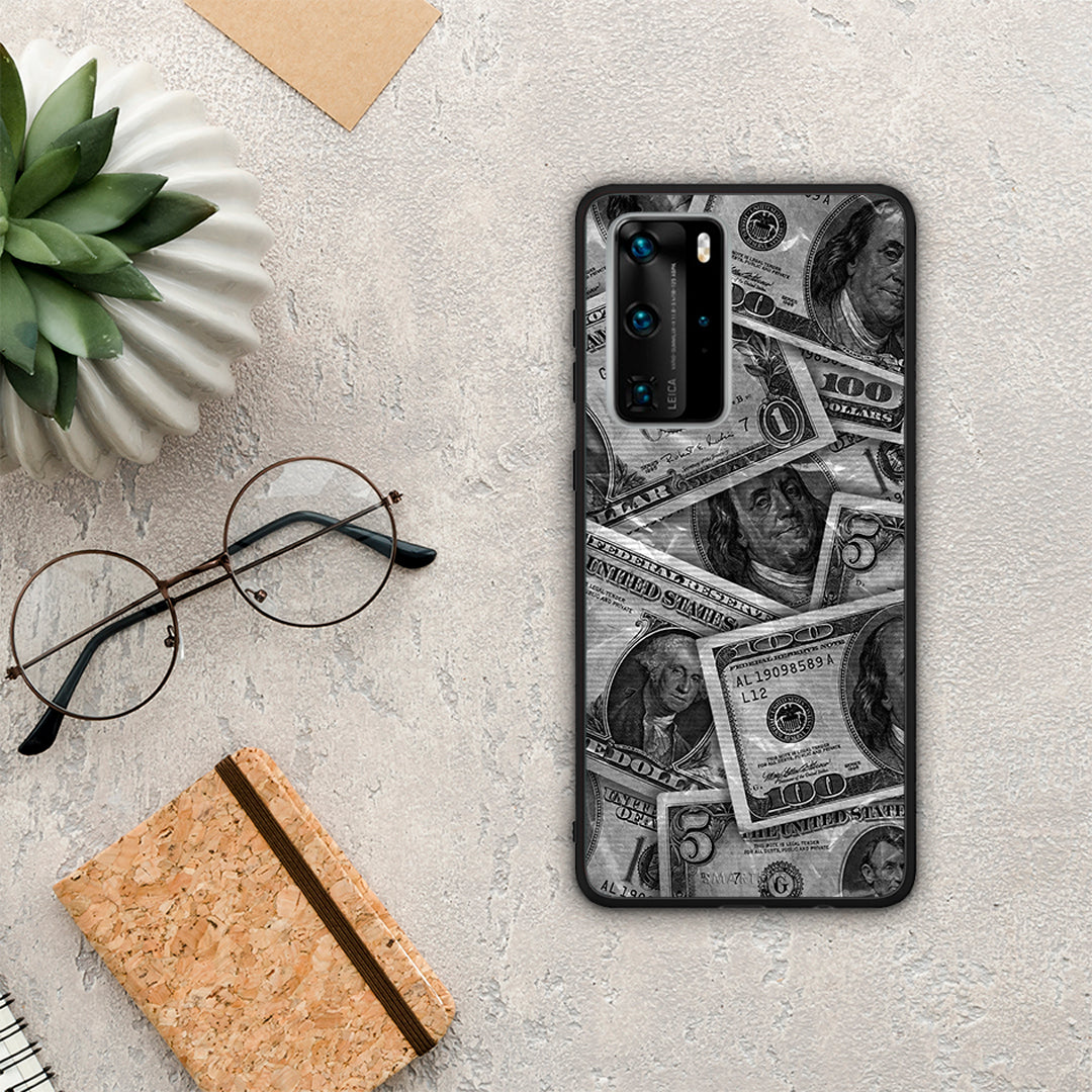 Money Dollars - Huawei P40 Pro θήκη