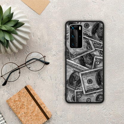 Money Dollars - Huawei P40 Pro θήκη