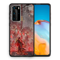 Thumbnail for Θήκη Huawei P40 Pro Nezuko Kamado από τη Smartfits με σχέδιο στο πίσω μέρος και μαύρο περίβλημα | Huawei P40 Pro Nezuko Kamado case with colorful back and black bezels