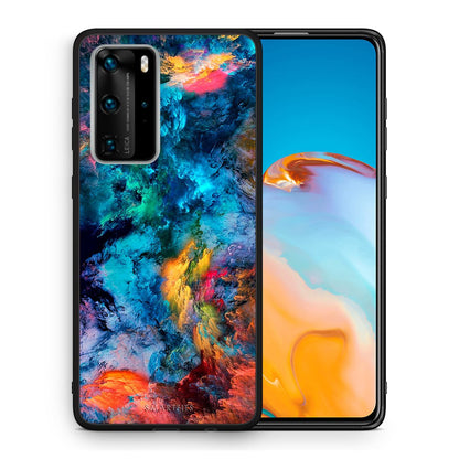 Θήκη Huawei P40 Pro Crayola Paint από τη Smartfits με σχέδιο στο πίσω μέρος και μαύρο περίβλημα | Huawei P40 Pro Crayola Paint case with colorful back and black bezels