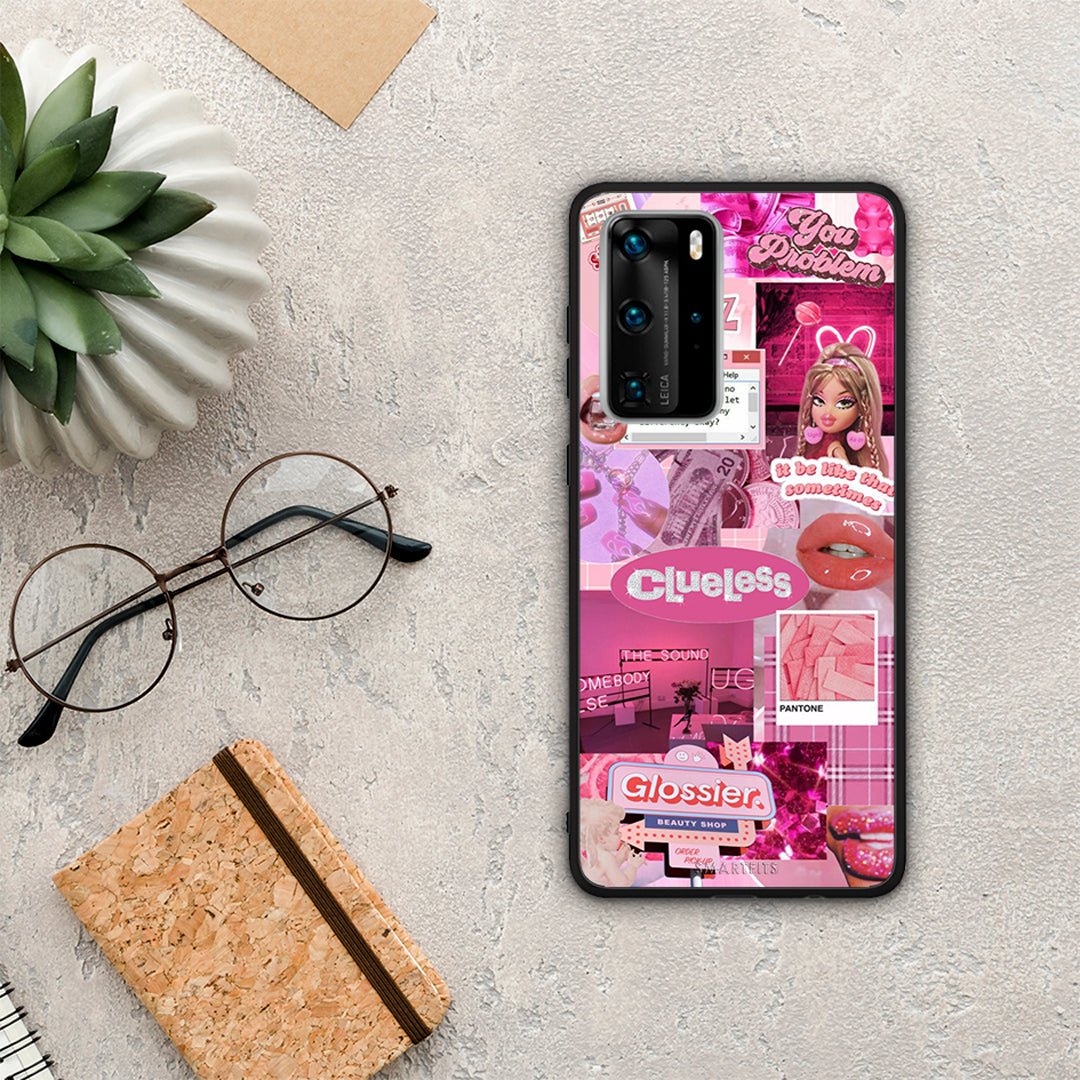 Pink Love - Huawei P40 Pro θήκη