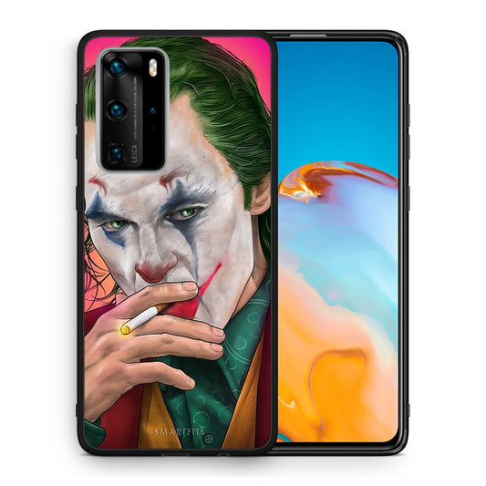 Θήκη Huawei P40 Pro JokesOnU PopArt από τη Smartfits με σχέδιο στο πίσω μέρος και μαύρο περίβλημα | Huawei P40 Pro JokesOnU PopArt case with colorful back and black bezels