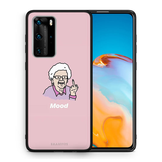 Θήκη Huawei P40 Pro Mood PopArt από τη Smartfits με σχέδιο στο πίσω μέρος και μαύρο περίβλημα | Huawei P40 Pro Mood PopArt case with colorful back and black bezels