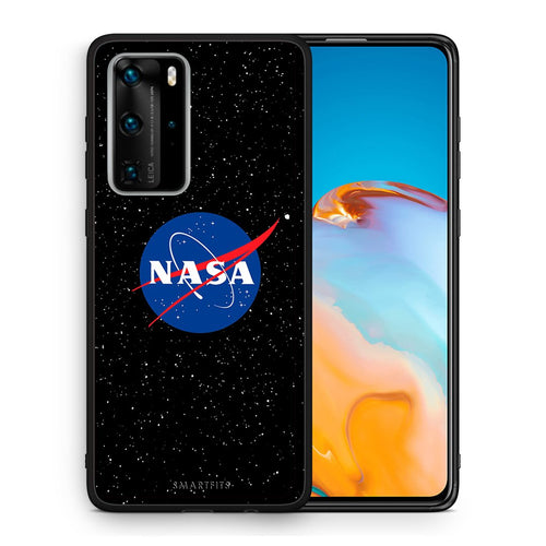 Θήκη Huawei P40 Pro NASA PopArt από τη Smartfits με σχέδιο στο πίσω μέρος και μαύρο περίβλημα | Huawei P40 Pro NASA PopArt case with colorful back and black bezels