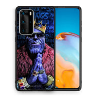Thumbnail for Θήκη Huawei P40 Pro Thanos PopArt από τη Smartfits με σχέδιο στο πίσω μέρος και μαύρο περίβλημα | Huawei P40 Pro Thanos PopArt case with colorful back and black bezels