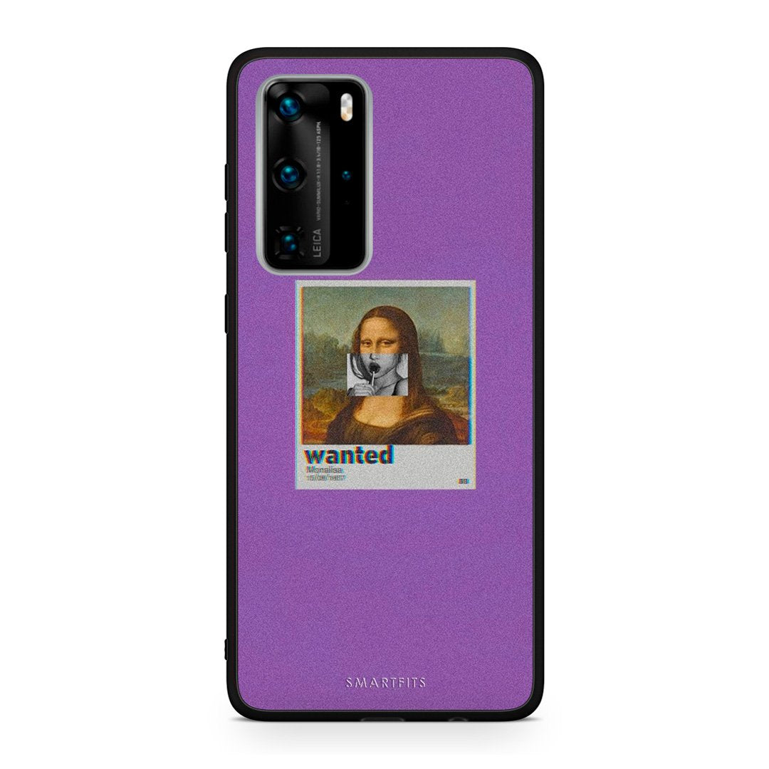 4 - Huawei P40 Pro Monalisa Popart case, cover, bumper