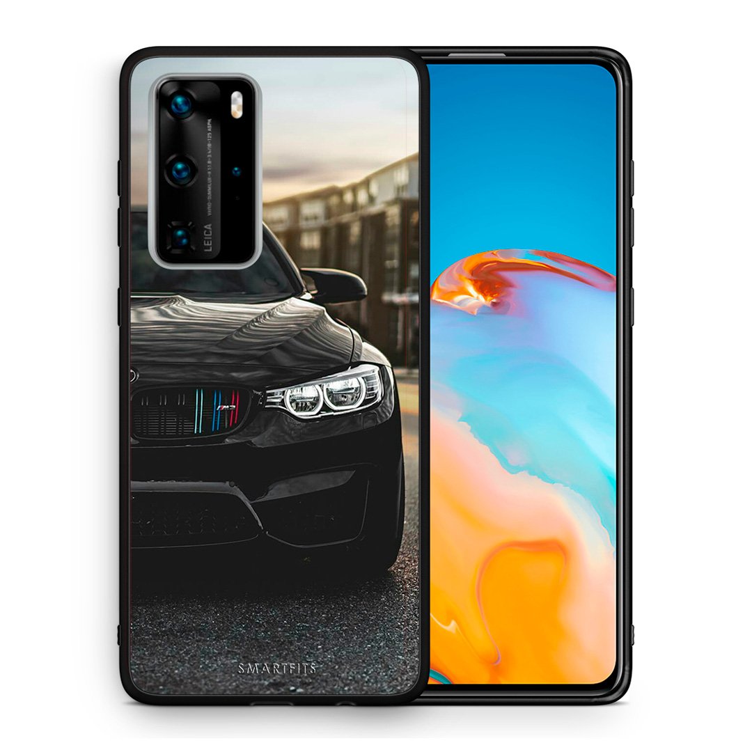 Θήκη Huawei P40 Pro M3 Racing από τη Smartfits με σχέδιο στο πίσω μέρος και μαύρο περίβλημα | Huawei P40 Pro M3 Racing case with colorful back and black bezels