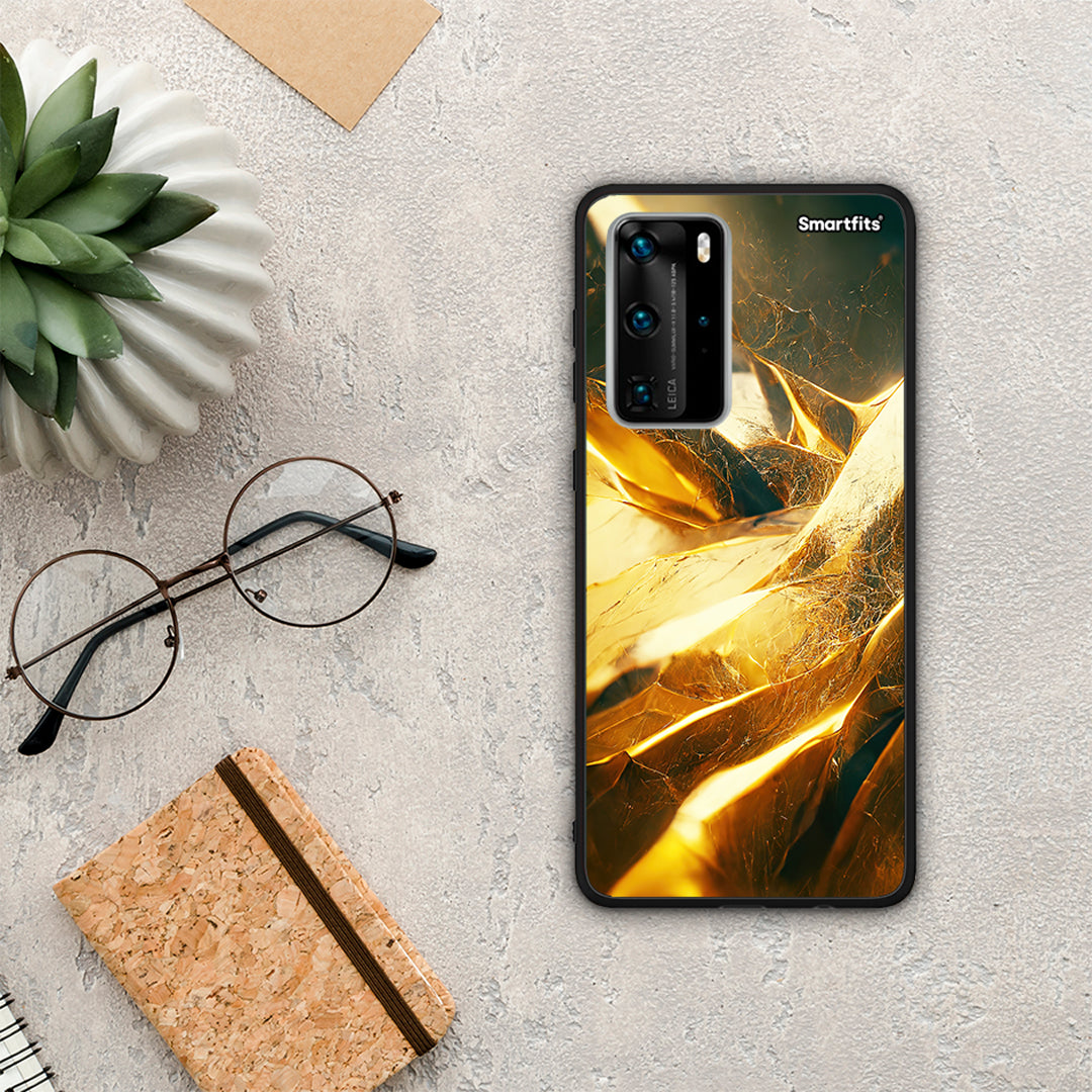 Real Gold - Huawei P40 Pro θήκη