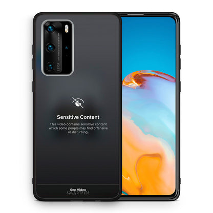 Θήκη Huawei P40 Pro Sensitive Content από τη Smartfits με σχέδιο στο πίσω μέρος και μαύρο περίβλημα | Huawei P40 Pro Sensitive Content case with colorful back and black bezels