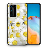 Thumbnail for Θήκη Huawei P40 Pro Summer Daisies από τη Smartfits με σχέδιο στο πίσω μέρος και μαύρο περίβλημα | Huawei P40 Pro Summer Daisies case with colorful back and black bezels