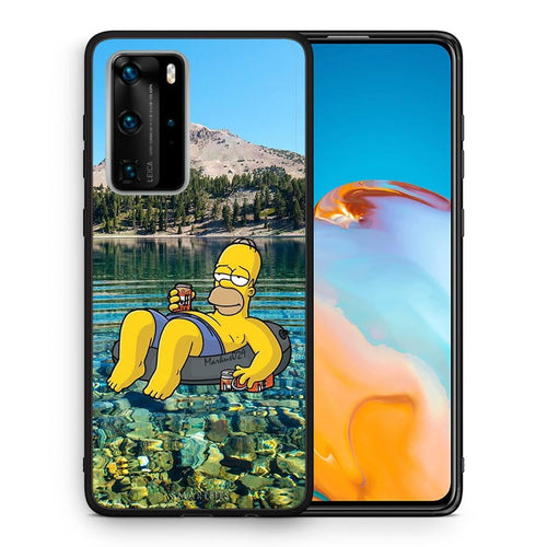 Θήκη Huawei P40 Pro Summer Happiness από τη Smartfits με σχέδιο στο πίσω μέρος και μαύρο περίβλημα | Huawei P40 Pro Summer Happiness case with colorful back and black bezels