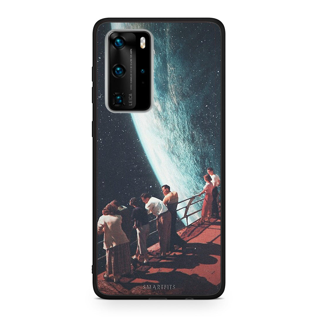 Huawei P40 Pro Surreal View θήκη από τη Smartfits με σχέδιο στο πίσω μέρος και μαύρο περίβλημα | Smartphone case with colorful back and black bezels by Smartfits