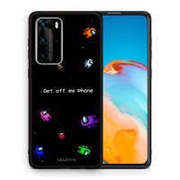 Thumbnail for Θήκη Huawei P40 Pro AFK Text από τη Smartfits με σχέδιο στο πίσω μέρος και μαύρο περίβλημα | Huawei P40 Pro AFK Text case with colorful back and black bezels