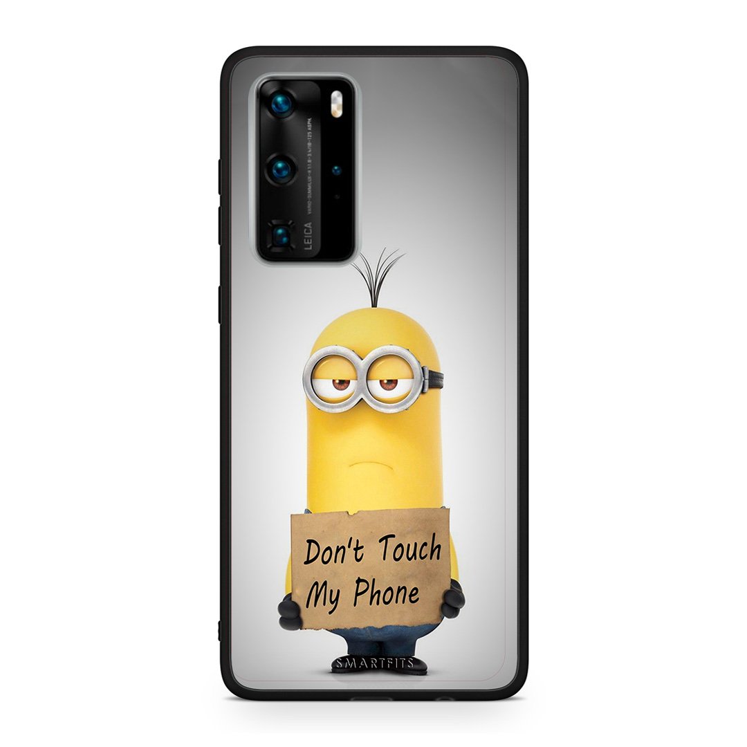 4 - Huawei P40 Pro Minion Text case, cover, bumper