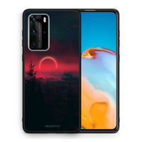 Thumbnail for Θήκη Huawei P40 Pro Sunset Tropic από τη Smartfits με σχέδιο στο πίσω μέρος και μαύρο περίβλημα | Huawei P40 Pro Sunset Tropic case with colorful back and black bezels