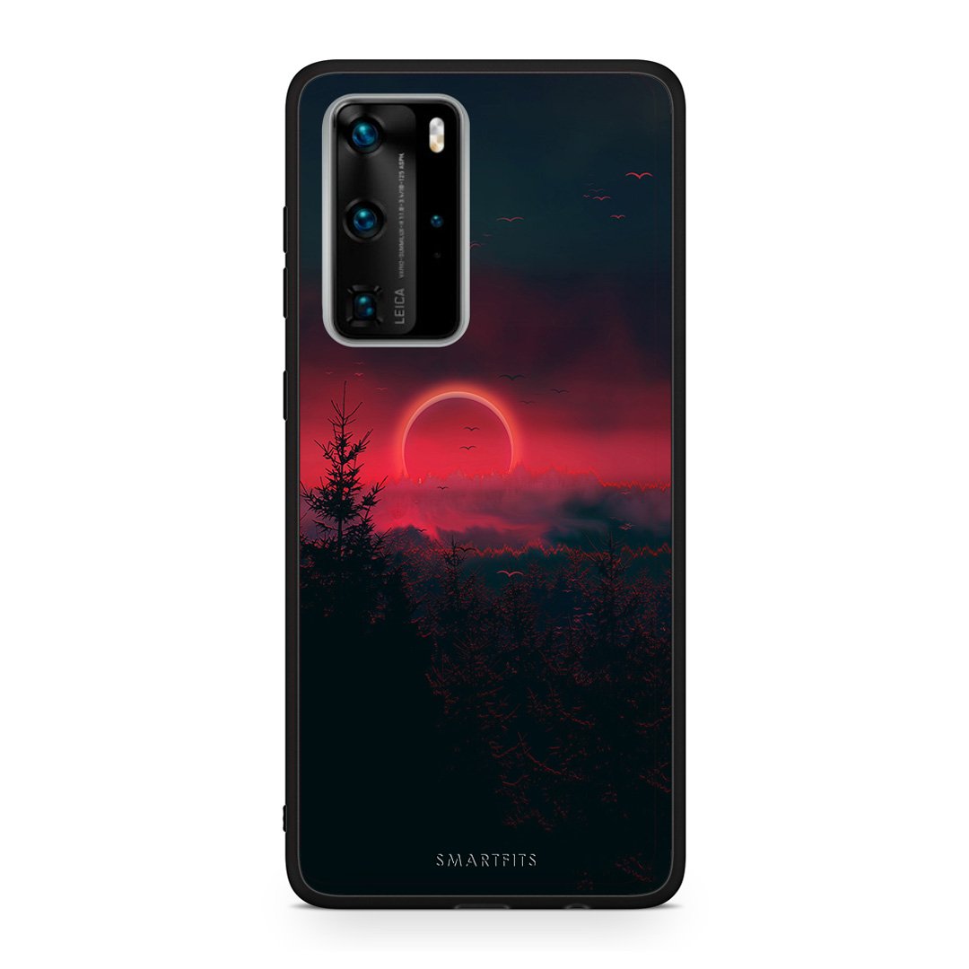4 - Huawei P40 Pro Sunset Tropic case, cover, bumper