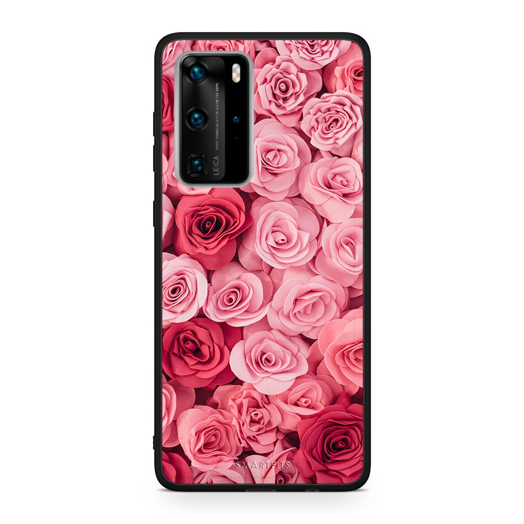 4 - Huawei P40 Pro RoseGarden Valentine case, cover, bumper