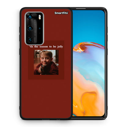 Θήκη Huawei P40 Pro Xmas Ultimate Spirit από τη Smartfits με σχέδιο στο πίσω μέρος και μαύρο περίβλημα | Huawei P40 Pro Xmas Ultimate Spirit case with colorful back and black bezels