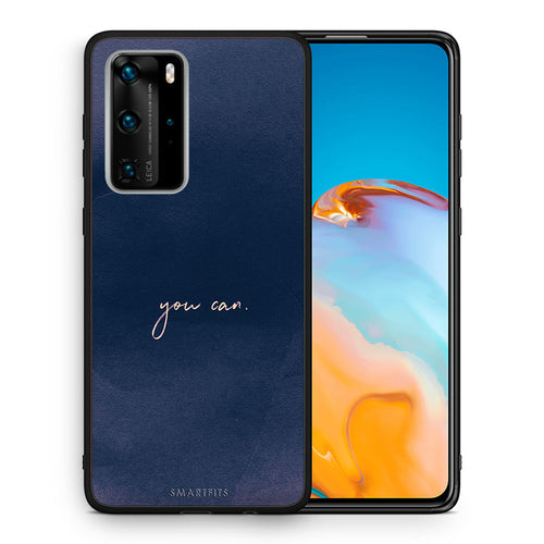 Θήκη Huawei P40 Pro You Can από τη Smartfits με σχέδιο στο πίσω μέρος και μαύρο περίβλημα | Huawei P40 Pro You Can case with colorful back and black bezels