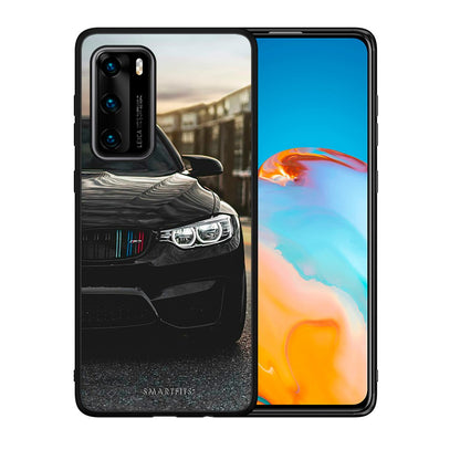 Θήκη Huawei P40 M3 Racing από τη Smartfits με σχέδιο στο πίσω μέρος και μαύρο περίβλημα | Huawei P40 M3 Racing case with colorful back and black bezels