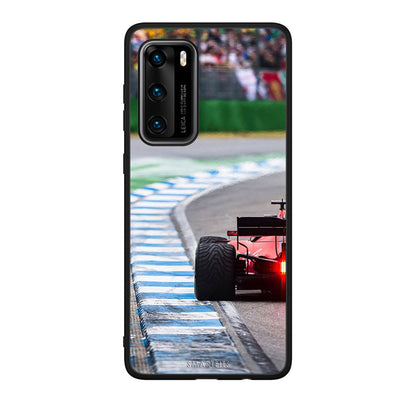 Huawei P40 Racing Vibes θήκη από τη Smartfits με σχέδιο στο πίσω μέρος και μαύρο περίβλημα | Smartphone case with colorful back and black bezels by Smartfits
