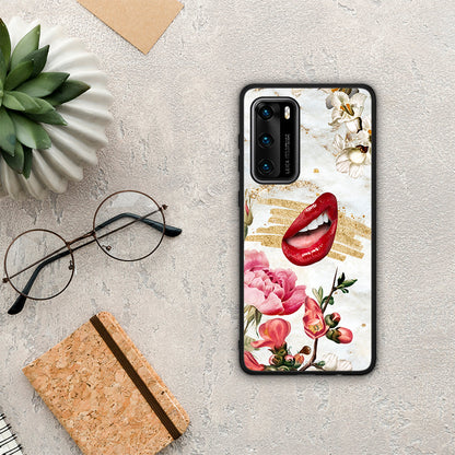 Red Lips - Huawei P40 θήκη