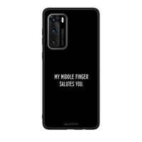 Thumbnail for Huawei P40 Salute θήκη από τη Smartfits με σχέδιο στο πίσω μέρος και μαύρο περίβλημα | Smartphone case with colorful back and black bezels by Smartfits