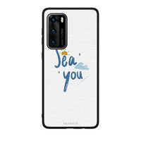 Thumbnail for Huawei P40 Sea You Θήκη από τη Smartfits με σχέδιο στο πίσω μέρος και μαύρο περίβλημα | Smartphone case with colorful back and black bezels by Smartfits