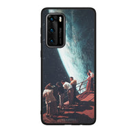 Thumbnail for Huawei P40 Surreal View θήκη από τη Smartfits με σχέδιο στο πίσω μέρος και μαύρο περίβλημα | Smartphone case with colorful back and black bezels by Smartfits