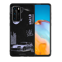 Thumbnail for Θήκη Αγίου Βαλεντίνου Huawei P40 Tokyo Drift από τη Smartfits με σχέδιο στο πίσω μέρος και μαύρο περίβλημα | Huawei P40 Tokyo Drift case with colorful back and black bezels