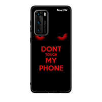 Thumbnail for Huawei P40 Touch My Phone Θήκη από τη Smartfits με σχέδιο στο πίσω μέρος και μαύρο περίβλημα | Smartphone case with colorful back and black bezels by Smartfits