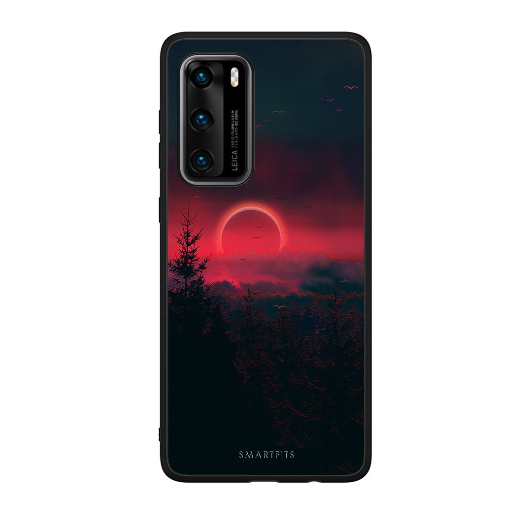 4 - Huawei P40 Sunset Tropic case, cover, bumper