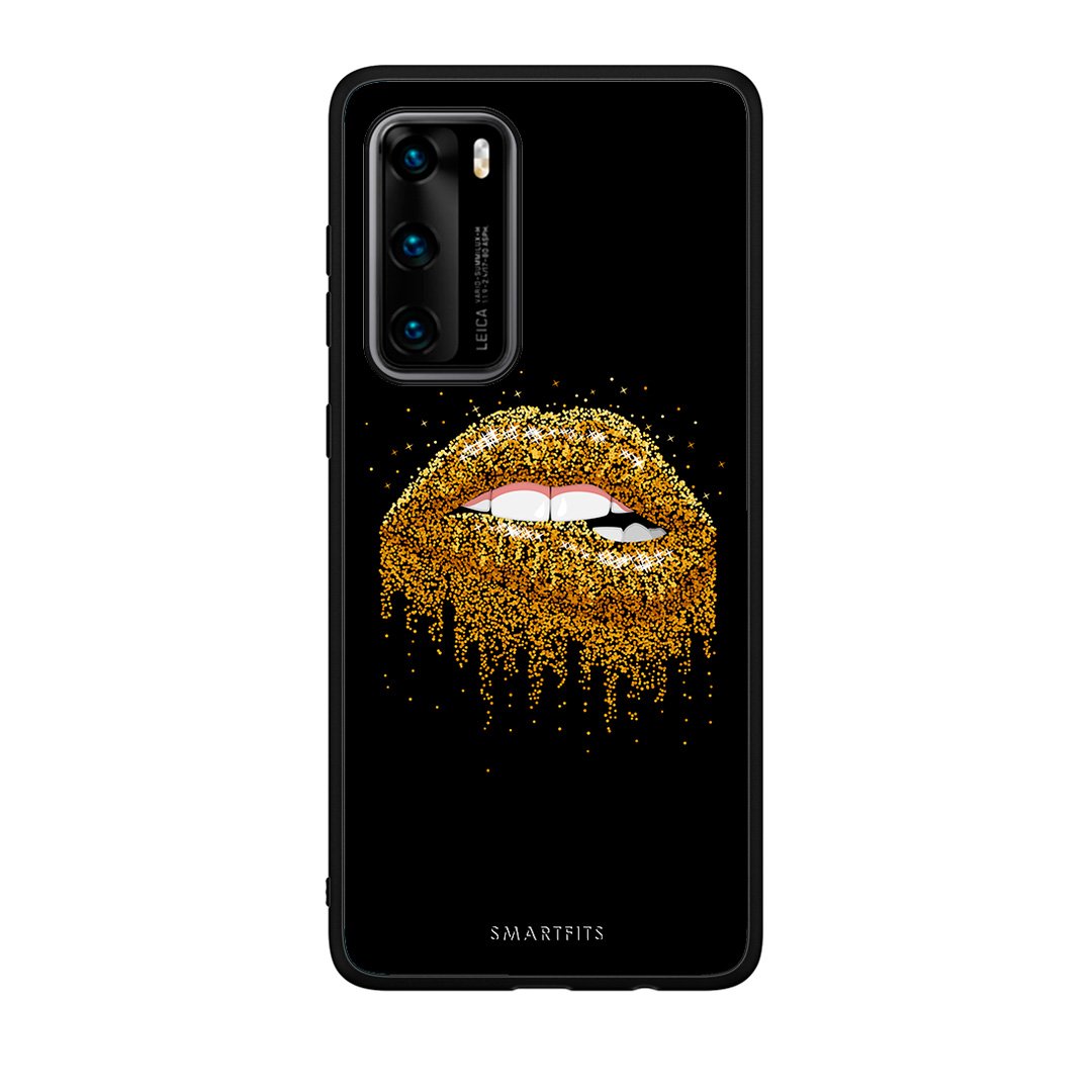 4 - Huawei P40 Golden Valentine case, cover, bumper