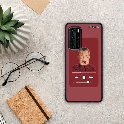 Xmas Alone Music - Huawei P40 θήκη