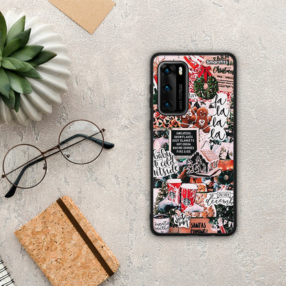 Xmas Habbits - Huawei P40 θήκη