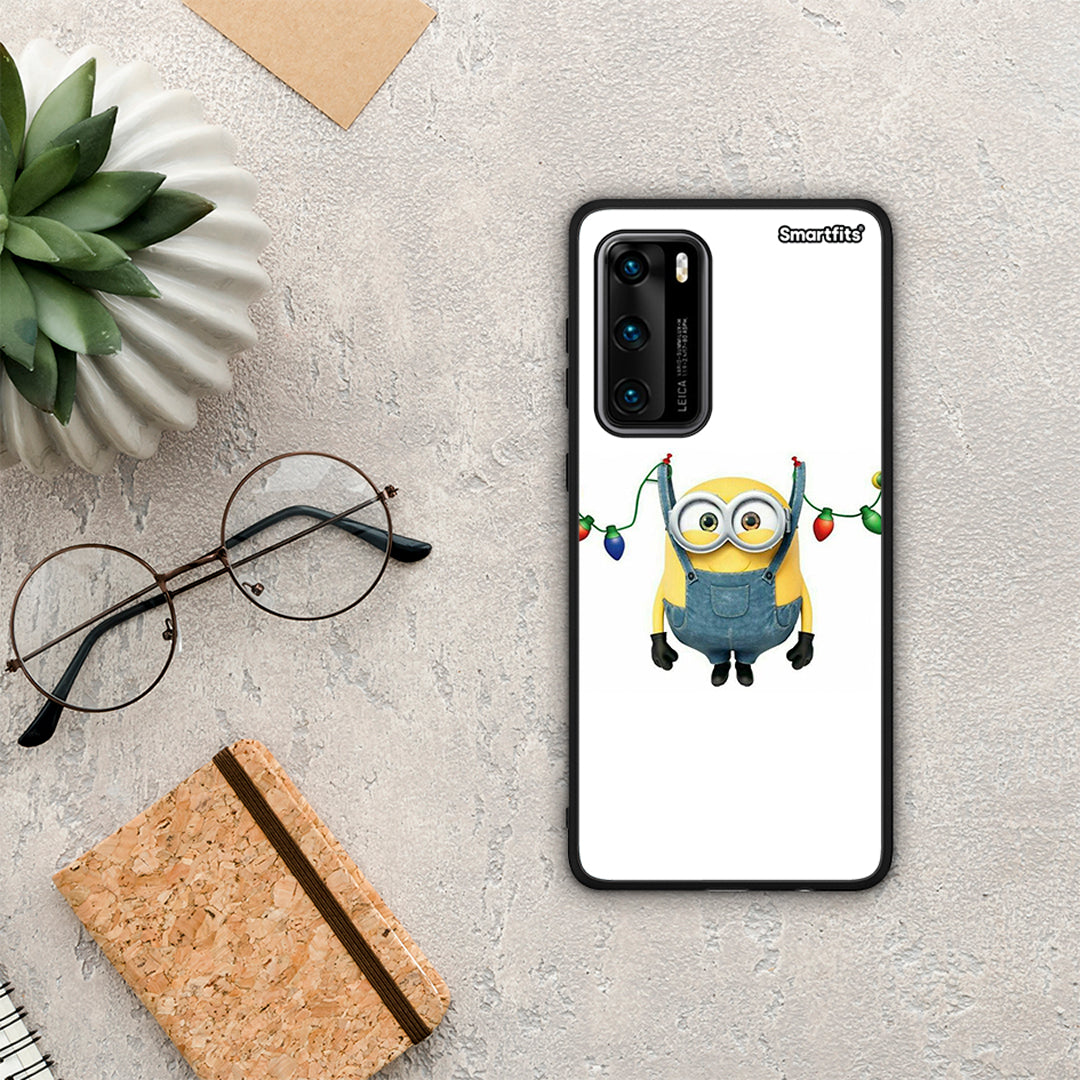 Xmas Minion Lights - Huawei P40 θήκη