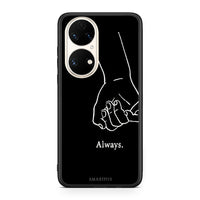 Thumbnail for Huawei P50 Always & Forever 1 Θήκη Αγίου Βαλεντίνου από τη Smartfits με σχέδιο στο πίσω μέρος και μαύρο περίβλημα | Smartphone case with colorful back and black bezels by Smartfits