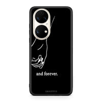 Thumbnail for Huawei P50 Always & Forever 2 Θήκη Αγίου Βαλεντίνου από τη Smartfits με σχέδιο στο πίσω μέρος και μαύρο περίβλημα | Smartphone case with colorful back and black bezels by Smartfits
