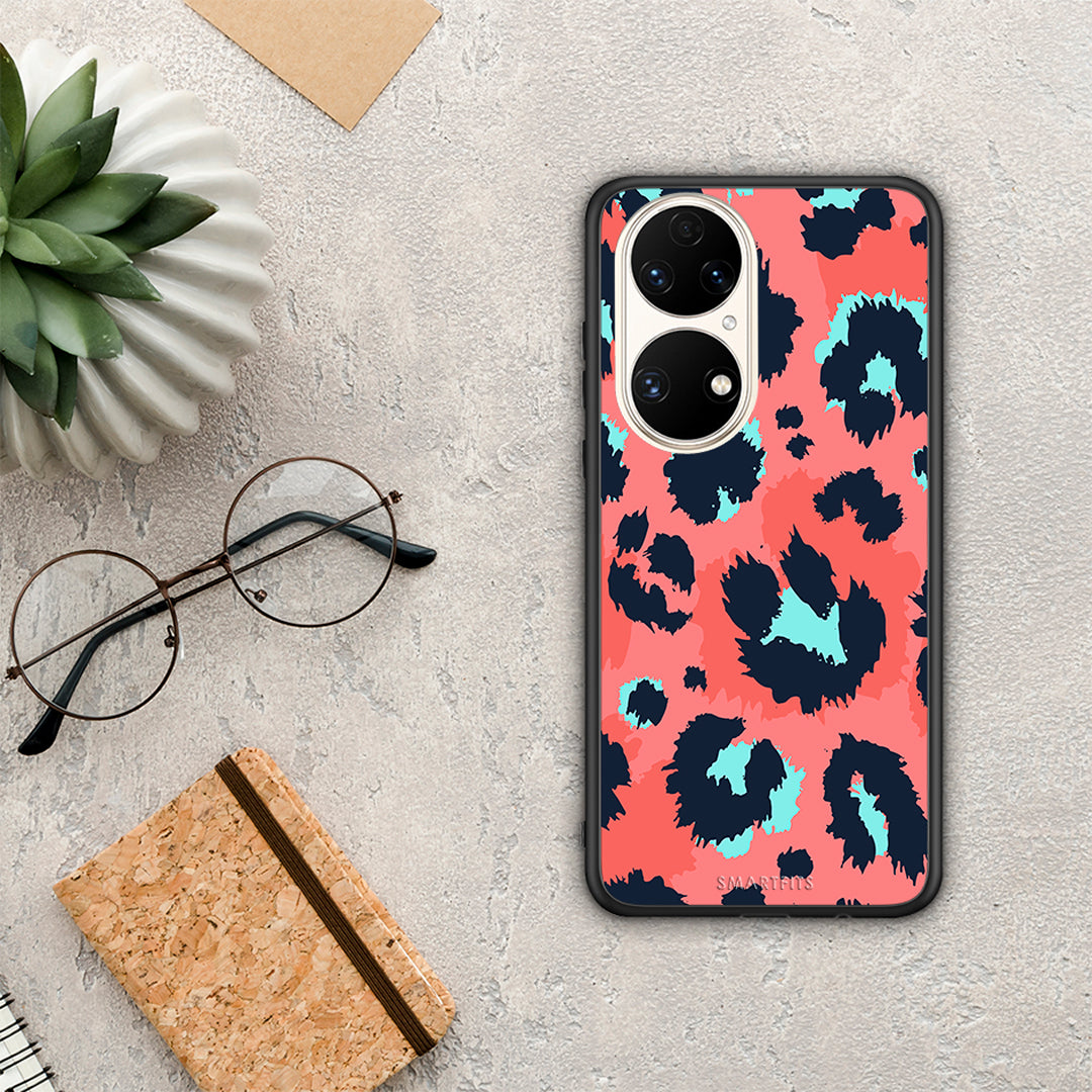 Animal Pink Leopard - Huawei P50 θήκη