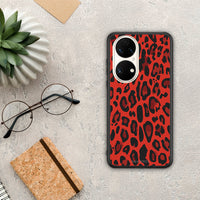 Thumbnail for Animal Red Leopard - Huawei P50 θήκη