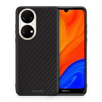 Thumbnail for Θήκη Huawei P50 Carbon Black από τη Smartfits με σχέδιο στο πίσω μέρος και μαύρο περίβλημα | Huawei P50 Carbon Black case with colorful back and black bezels